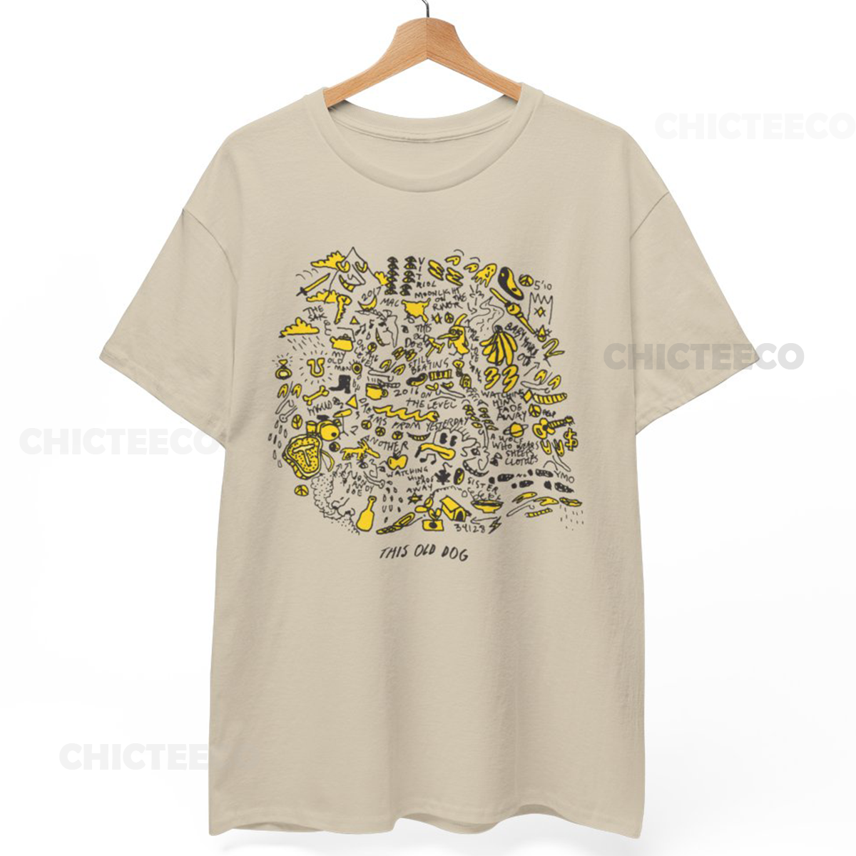 Mac Demarco This Old Dog Vintage Album Art Indie Lo-Fi Unisex Tee