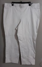 new- WOMAN'S LANE BRYANT THE LENA CURVY FIT GRAY CAREER DRESS PANTS.SZ 24S