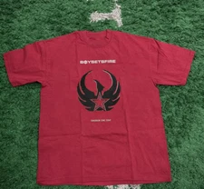 BoySetsFire Tomorrow Come Today Short Sleeve Red Adult T-Shirt DI550