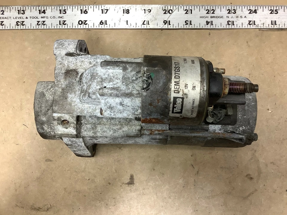 Volkswagen Touareg 2005 7L 3,2 L V6 motor de gasolina motor de arranque Valeo OEM+ Foto 3 de 4