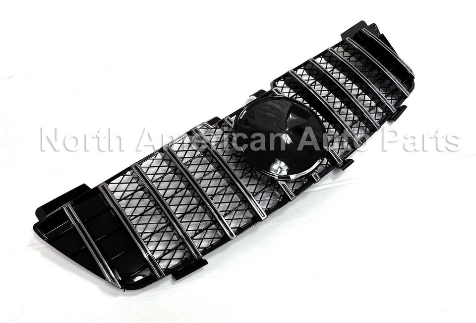 ML350 ML550 ML63 W164 решетка GT GTR черный хром стиль 2006 2007 2008 новый - Изображение 3 из 4