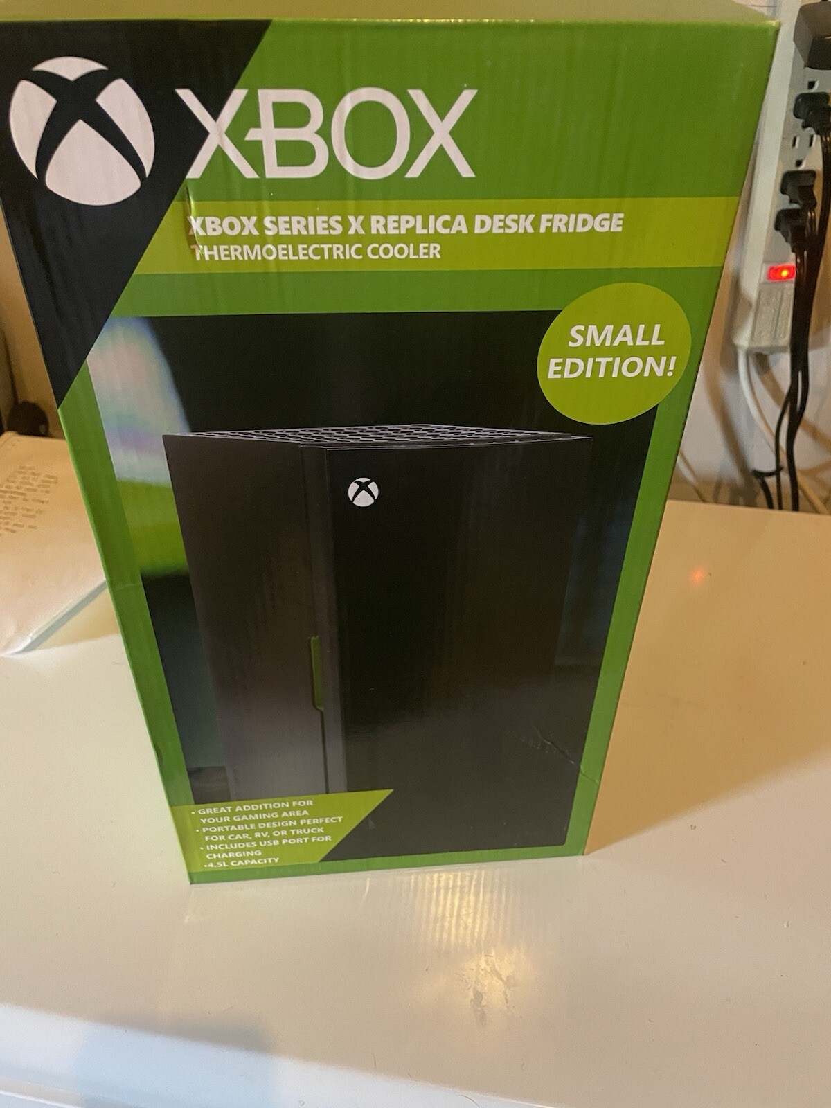 XBOX Series X Replica 8 Can Mini Fridge (Thermoelectric Cooler)-image