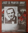 Just A Prayer Away - Emil Vandas - 1944 sheet music - Piano Vocal