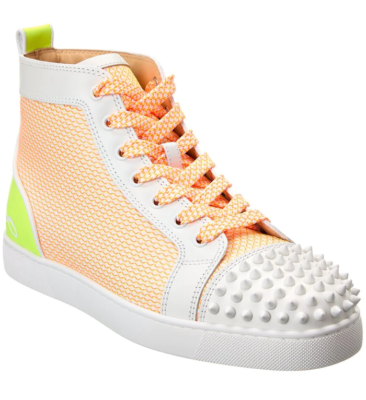 NIB Christian Louboutin Spiked High Top Sneaker Lou Spikes - High-top sneakers - Calf leather and spikes  main image 2