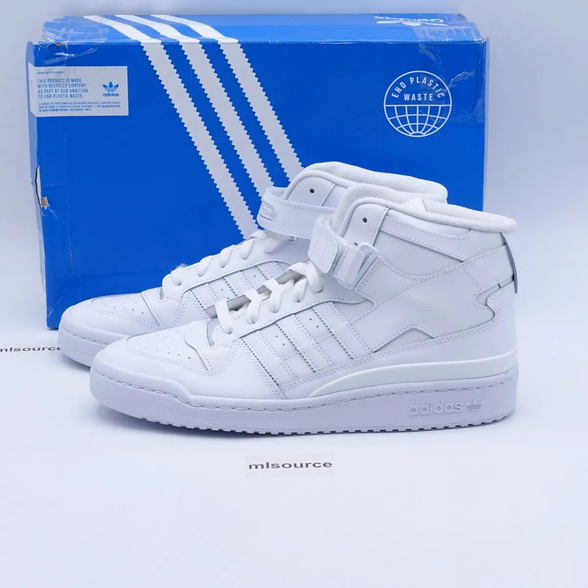 adidas Originals Men\'s | Sneakers Triple Mid FY4975 Leather eBay Forum White