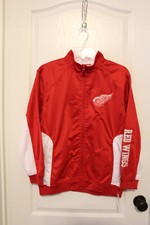 NWT Detroit Red Wings NHL Performance Track Jacket Youth Boys XL