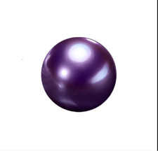 Charming 7mm natural south sea genuine purple lavender round loose pearl half dr
