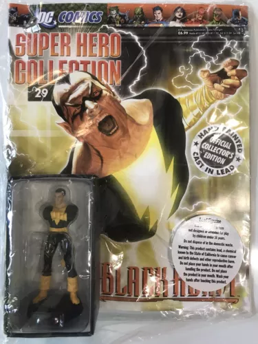Eaglemoss Lead Figurine Black Adam with Magazine New MIP