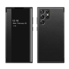 For Samsung Galaxy S25 Ultra|+ Smart Flip Shockproof PU Leather Slim Phone Case