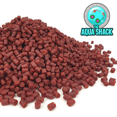 Premium Super Red Shrimp Pellets 4mm Sinking Sterlet Pond Fish Food Koi  Carp