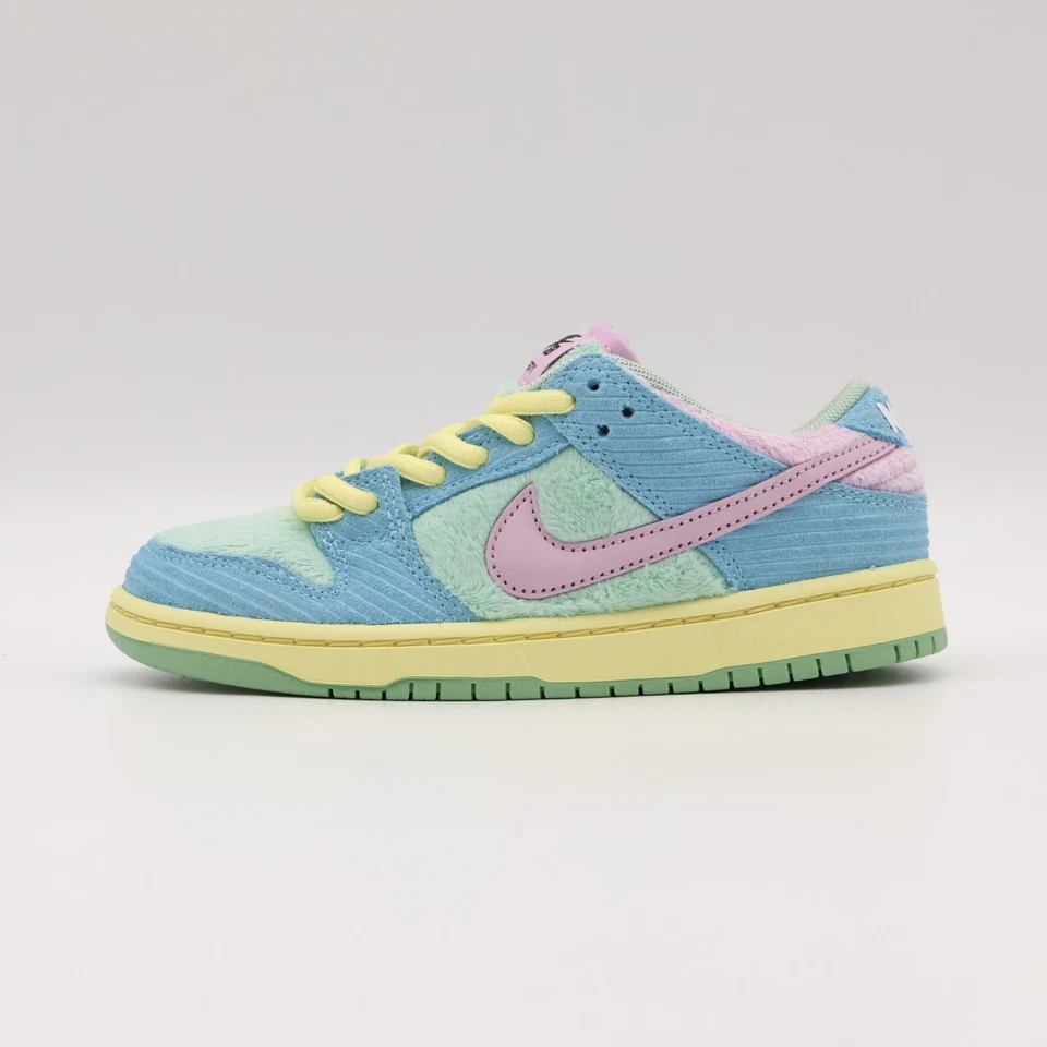FZ7195-400 VERDY Nike PS SB Dunk Low Pro QS Visty синий взгляд эмаль зеленый (дети) - Изображение 2 из 4