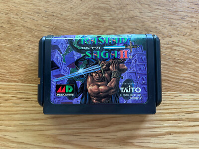 Rastan Saga II 2 Japan JPN SEGA MEGADRIVE Mega Drive Cart Only!