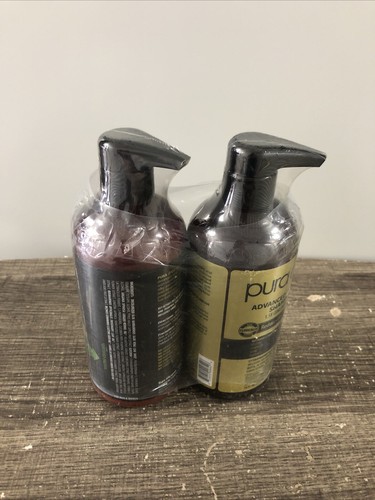 Confezione shampoo e balsamo biotina terapia avanzata anti-diradamento Pura d'or 16 oz - Foto 3 di 3