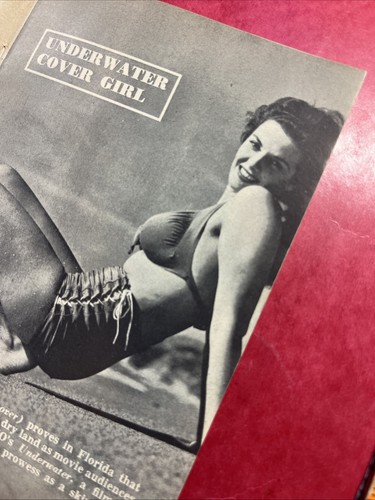TEMPO & QUICK MINI PULP MAGAZINE 1955 Jane Russell Cover NEWS STORIES A-BOMB NBA - Picture 11 of 14