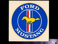 FORD MUSTANG - Original Vintage 1960's Racing Water Slide Decal Shelby Cobra
