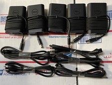 5 Lot OEM Genuine DELL 65w Laptop Charger AC Power Adapter 19.5V 3.34A HA65NM130