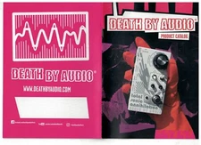 Death By Audio Catalog - effect units - Fuzz War, Harmonic Transformer +++