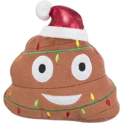 Trixie Weihnachtsspielzeug Hund Emoji Kothaufen Plüschspielzeug Geschenk - Bild 1 von 2