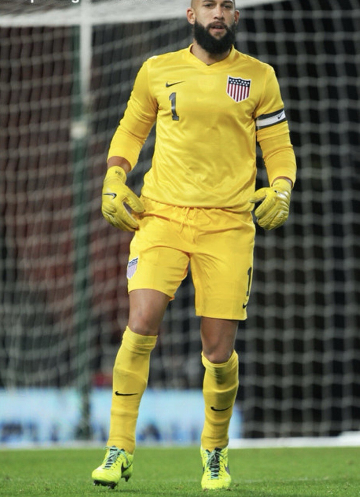 SizeXL Team USA Nike USMNT Soccer 2013 Centennial GK Authentic Jersey Tim Howard
