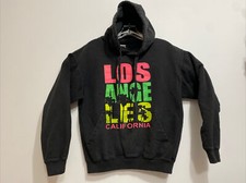 ams Los Angeles California Graphic Pullover Hoodie Size Youth Med Basix Of Sassy