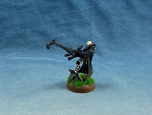 Warhammer 25mm 40K WGS dipinto Eldar Arlecchino Death Jester METALLO - Foto 3 di 7