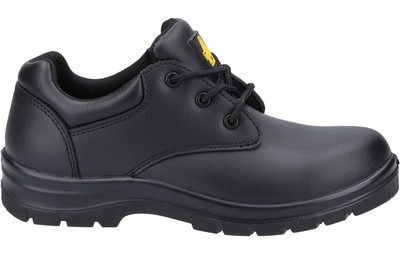 Amblers Safety Leder Safety AS715C schwarz Damen glatte Actionschuhe