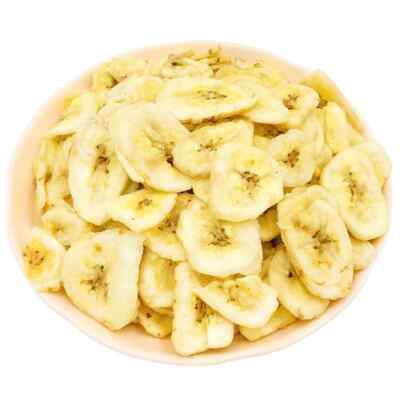 Dried mature banana(musa) fruit chips/coin Slices pure Healthy snacks