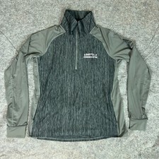 Louisville Cardinals Womens Shirt Extra Large Gray Quarter Zip NCAA Swimming