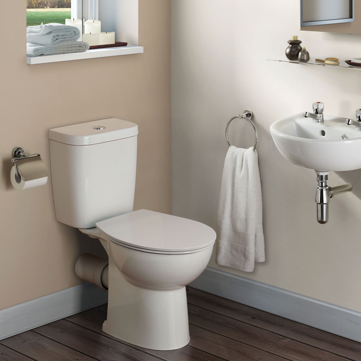 Armitage Shanks Sandringham 21 Close Coupled Toilet with Dual Flush