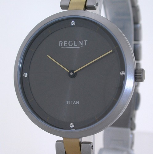 Bellissimo Regent alla moda FULL-TITANIO/GOLDPL. Orologio donna prezzo consigliato 128,00 euro - Foto 2 di 4
