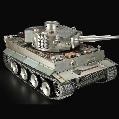 Henglong 1/6 2.4G 100% Metal German Tiger I RTR RC BB IR Tank 3818 Barrel Recoil - Picture 5 of 9