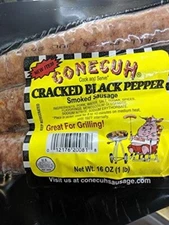 Conecuh Cracked Black Pepper Sausage 16 Oz (4 Pack)