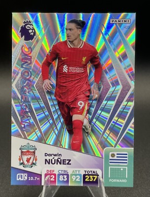 Hypersonic Darwin Nunez Panini 2024/2025 Adrenalyn XL 24/25 Liverpool # 420