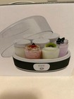 WOLFGANG PUCK   AUTOMATIC YOGURT MAKER   7 GLASS JARS WITH LIDS   NEW