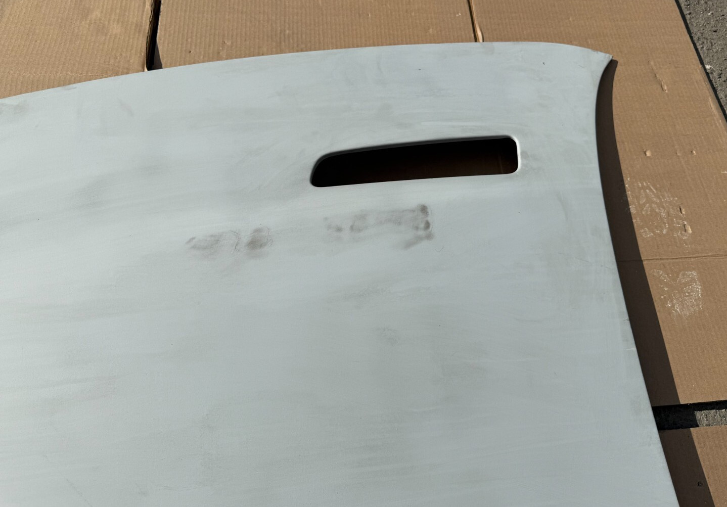 05-12 ASTON MARTIN DB9 VOLANTE FRONT BONNET SHELL HOOD PANEL COVER UNPAINTED OEM
