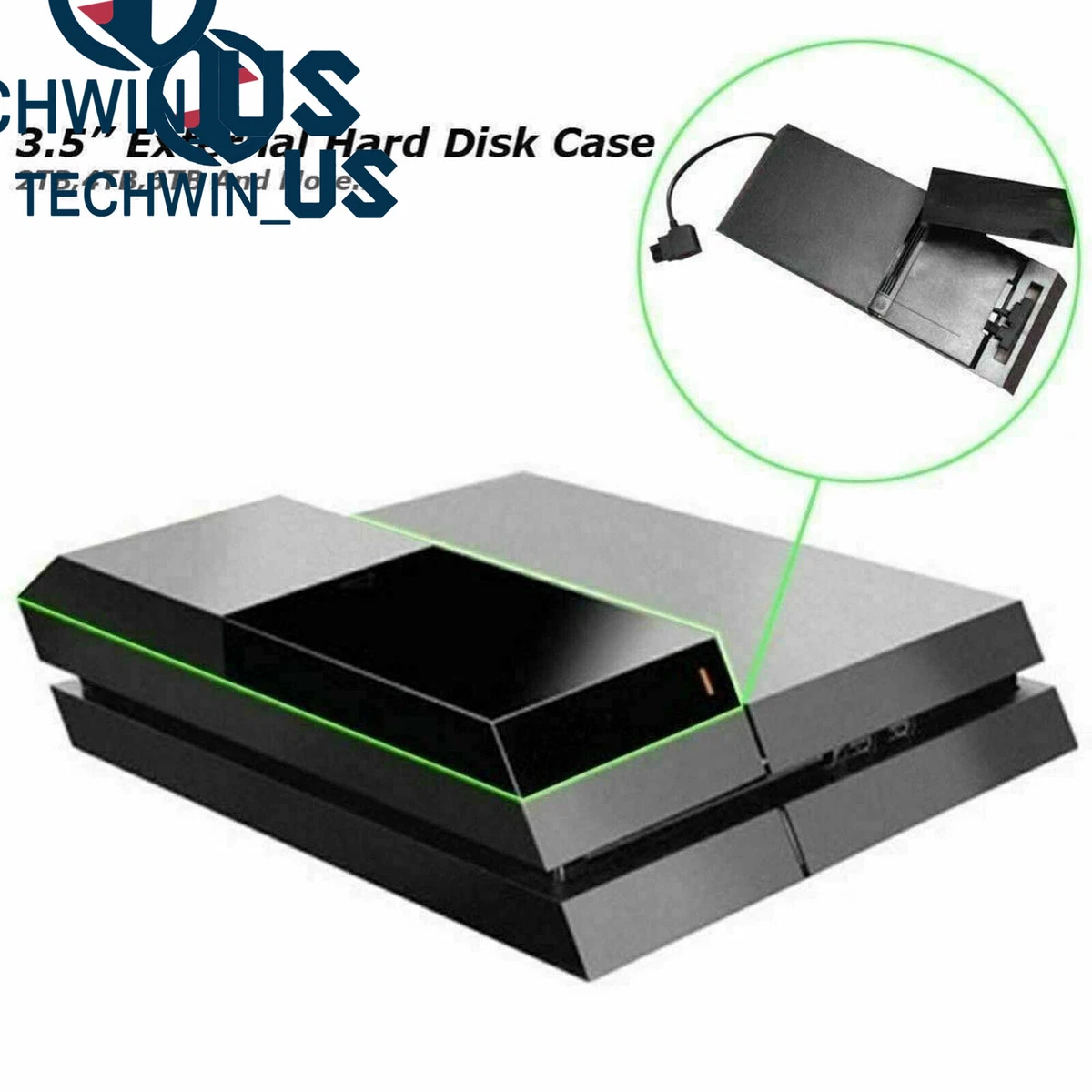 Data Bank Box 2TB Hard Drive External Box For PS4 Internal Memory