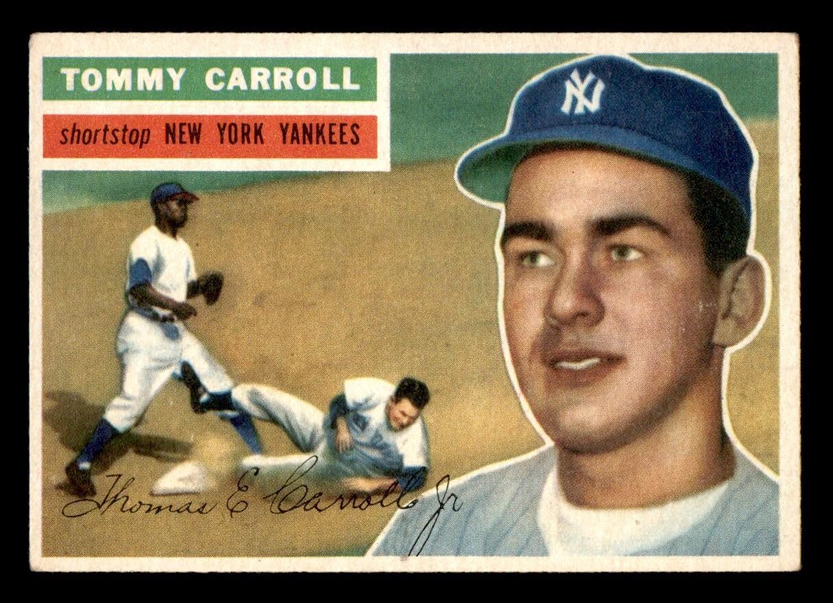 1956 Topps Baseball #139 Tommy Carroll EX *k1