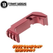 Tyrant Designs Gen4-5 Glock Extended Magazine Release, RED New TD-GEMR-R