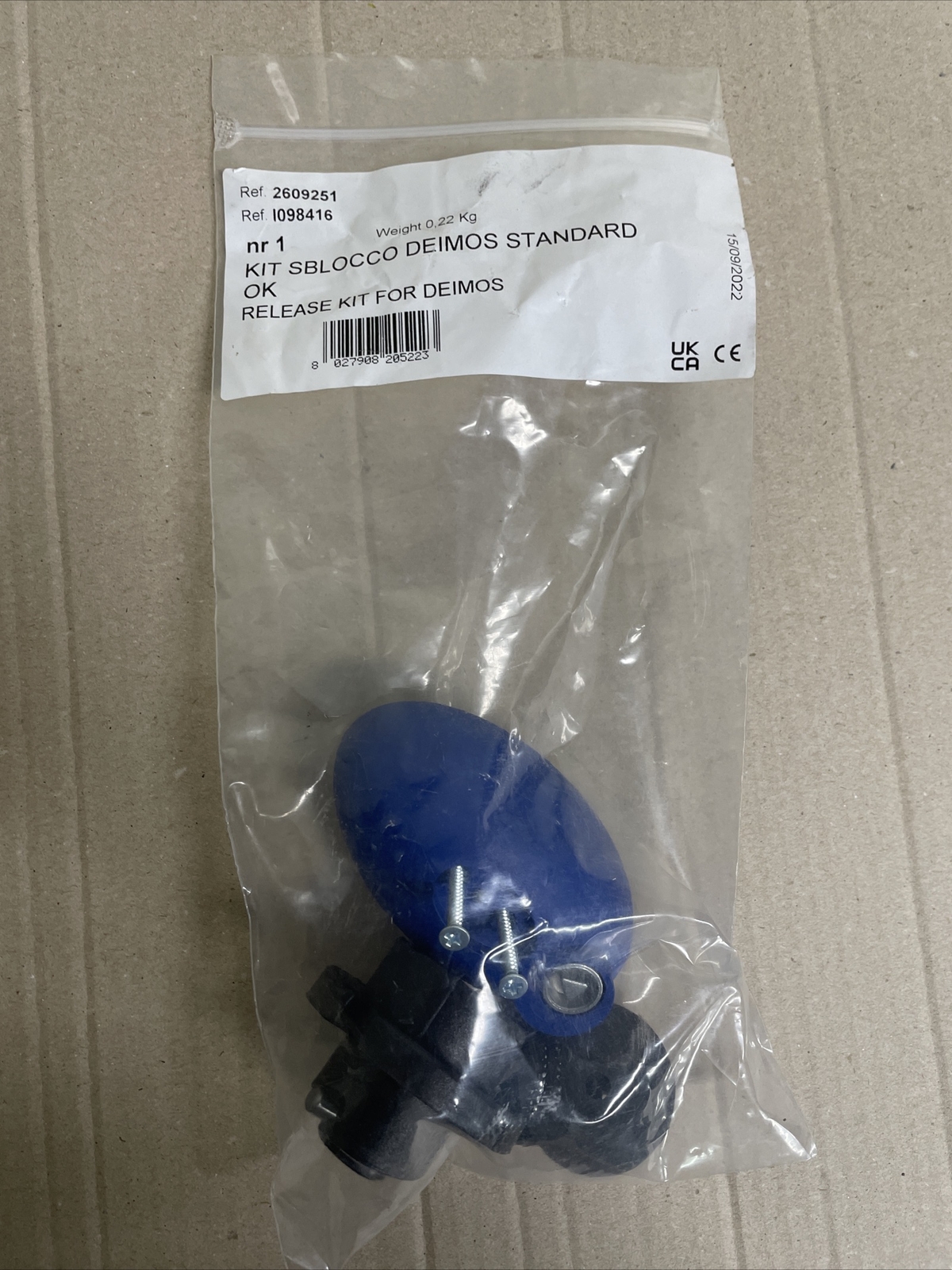 BFT KIT SBLOCCO DEIMOS COMPATIBILE CON MOTORI DEIMOS - COMPACT - LEM I098416