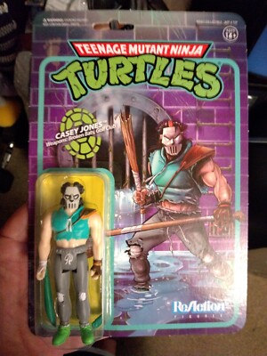 Figurine TMNT Tortues Ninja - Super7 ReAction Figures - Casey Jones, Occasion