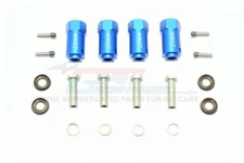 For Traxxas TRX-4 ALUMINUM HEX ADAPTERS 23MM THICK-20PC SET-BLUE
