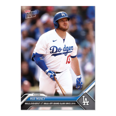 2023 MLB Topps NOW 229 MAX MUNCY LOS ANGELES DODGERS