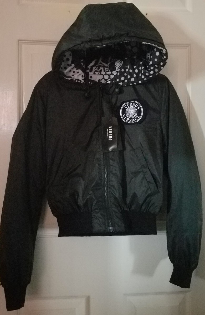 VERSACE VERSUS PATCHED BOMBER JACKET