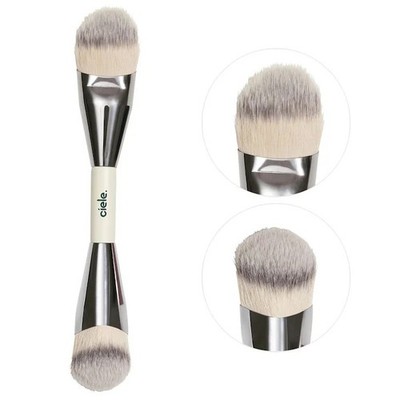 Ciele Dual-Ended Blush Brush Cream / Powder - Brand New In Box  Angled Dense Bri