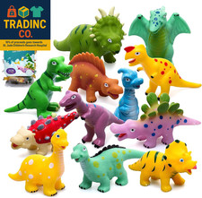 Dinosaur Bath Toys for Toddler, No Hole Baby Bathtub Shower Water Pool Toys