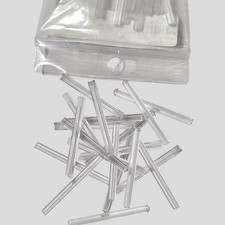 Clear Crystal Glass Bugle Seed Beads 1 Tube Beads 28g Jewelry Making