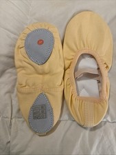 New Ballet Dance Slippers Split  Sole Canvas Women US 6 EU 37 Yoga Pilates New