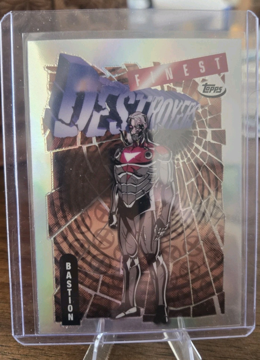 MINT '25 Topps Finest X-Men '97 BASTION Destroyers Uncommon Silver Refractor #74