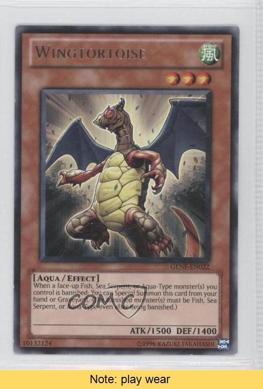 Wingtortoise Unlimited YuGiOh Generation Force #GENF-EN022 READ 1i3