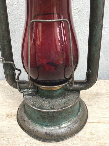 Antique Vintage Pritchard Strong PRISCO No 2 Tubular Barn Lantern Rochester NY - Picture 9 of 15